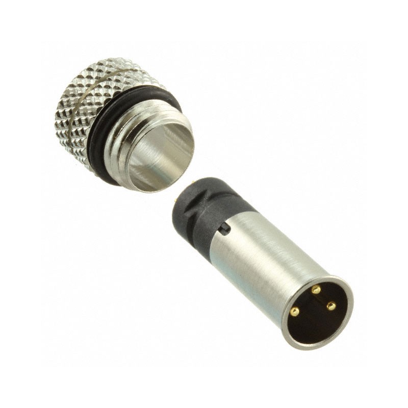 1 pcs : 854-003-103RLS4 - CONN RCPT MALE 3P GOLD SLDR CUP