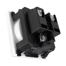 1 pcs : 741W-B/01 - SNAP-IN FRANCE OUTLET RECEPTACLE