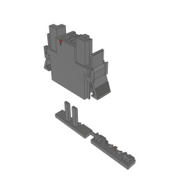 1 pcs : IPS6-02-01-L - CONN HSG RCPT 2POS BLACK