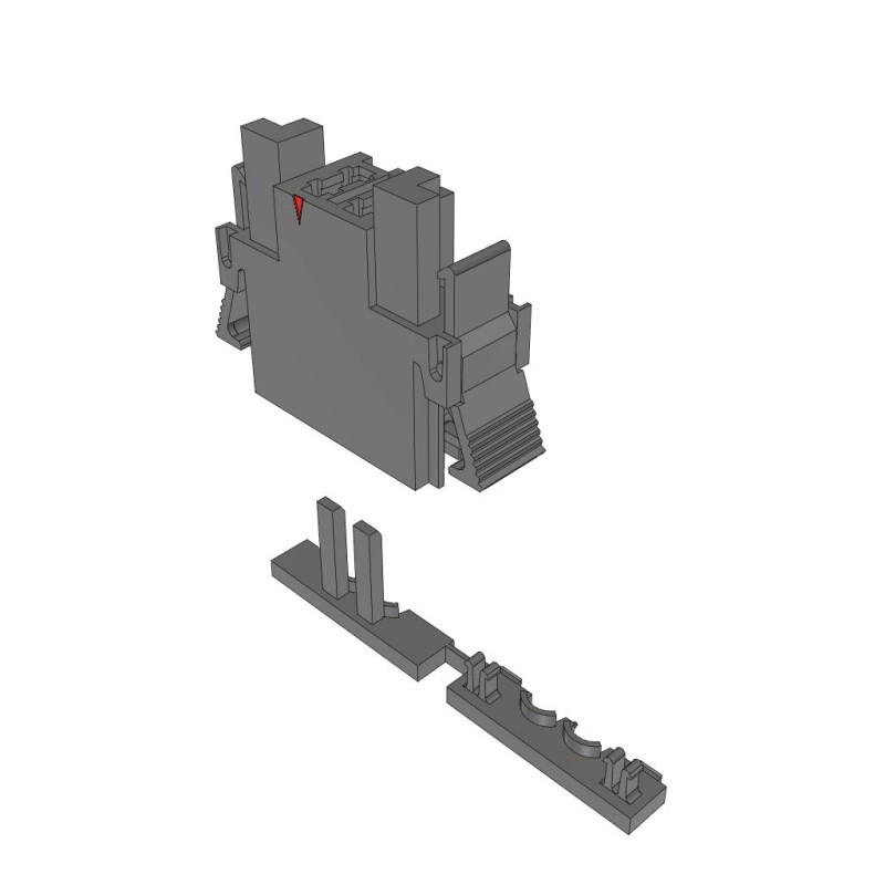 1 pcs : IPS6-02-01-L - CONN HSG RCPT 2POS BLACK