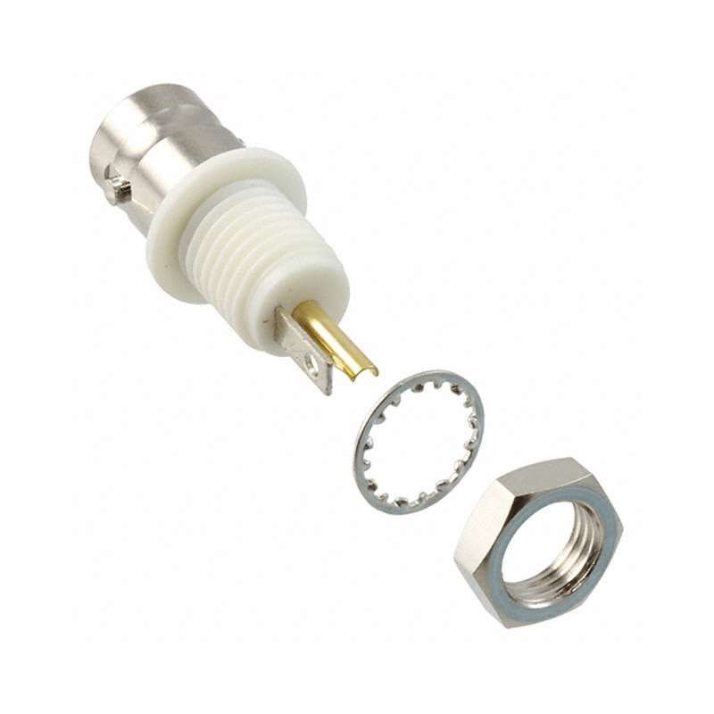 1 pcs : 1-1478048-0 - CONN BNC JACK STR 75 OHM SOLDER