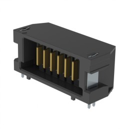 1 pcs : UMPT-06-01-L-RA-WT-M-TR - CONN HDR 6POS 2.00MM R/A SLDR