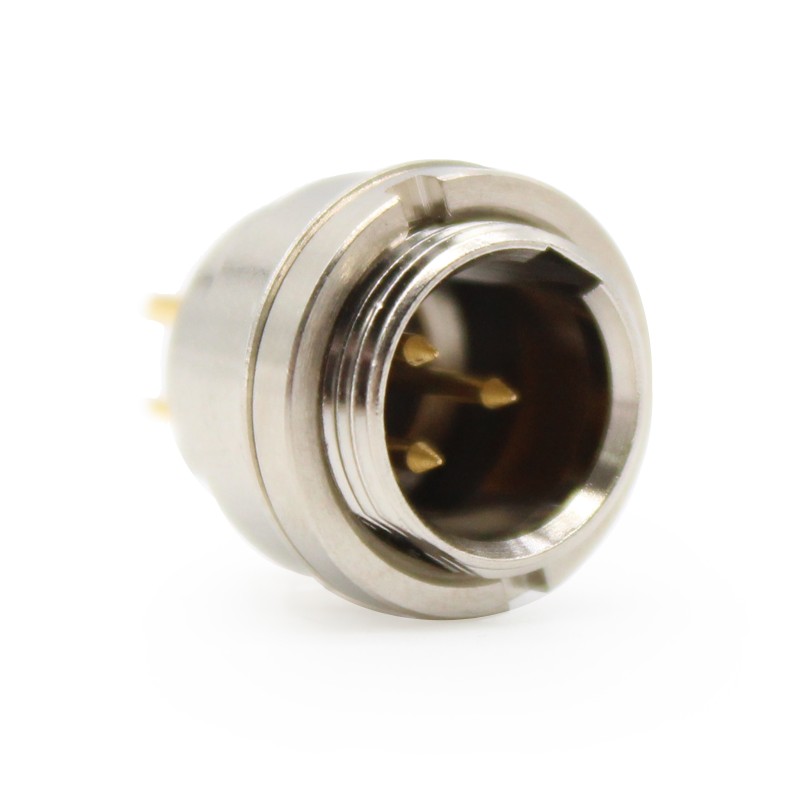 1 pcs : IO-TXLR3-M-PS - CONN RCPT MALE MINI XLR 3POS SLD