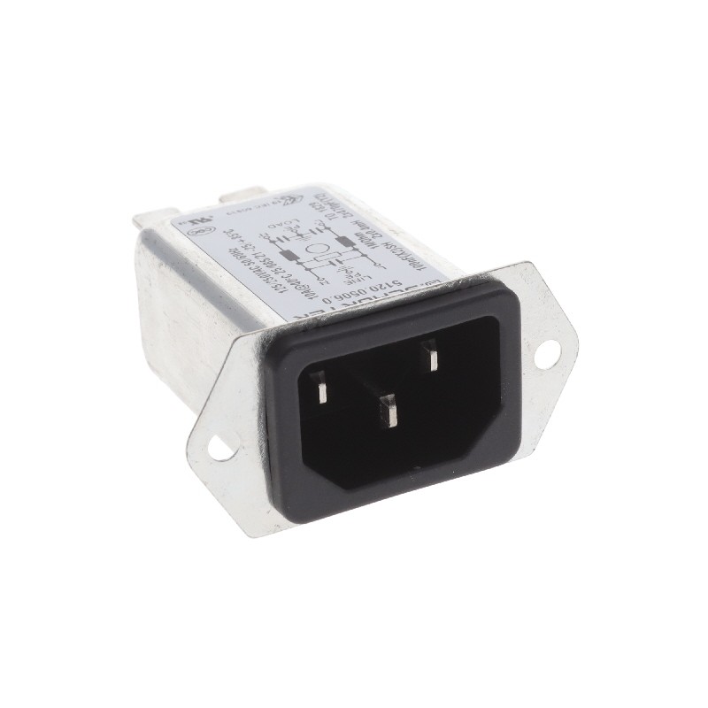 1 pcs : 5120.0506.0 - PWR ENT RCPT IEC320-C14