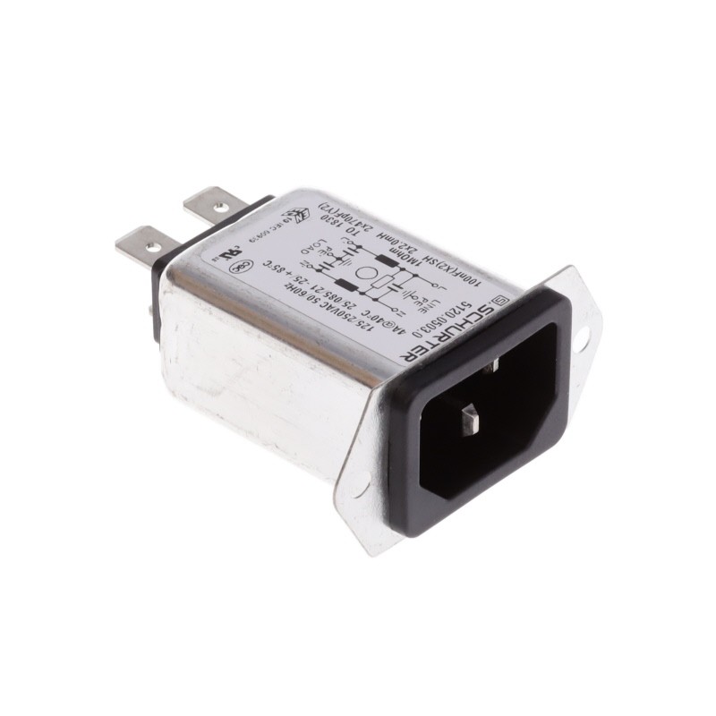 1 pcs : 5120.0503.0 - PWR ENT RCPT IEC320-C14