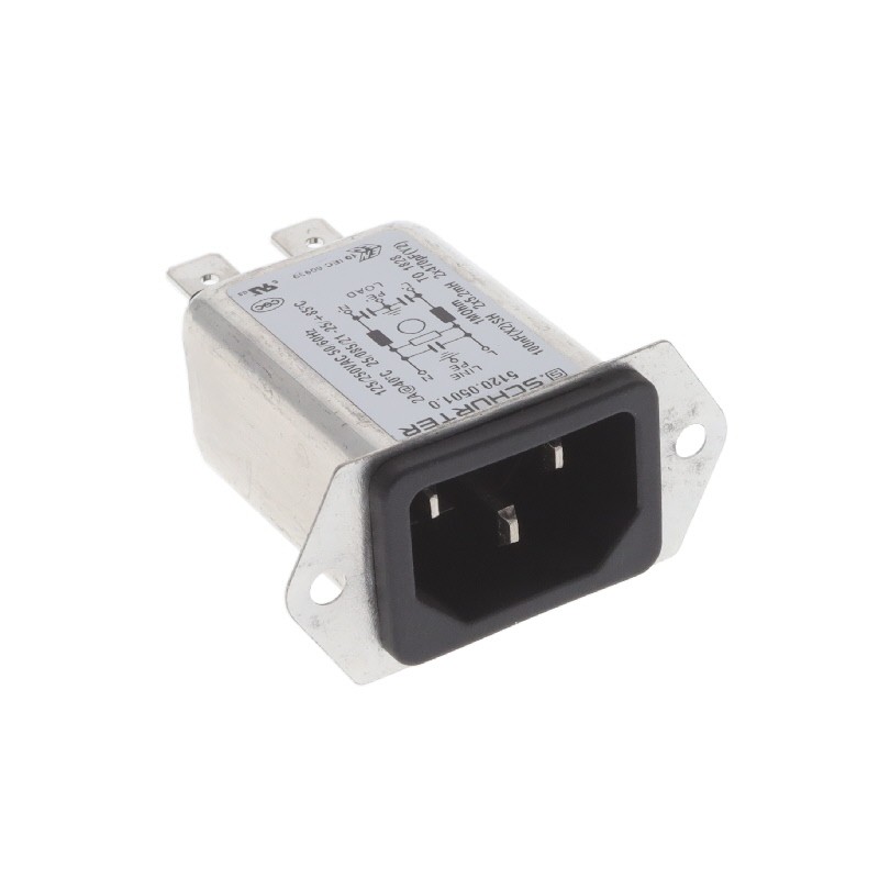 1 pcs : 5120.0501.0 - PWR ENT RCPT IEC320-C14