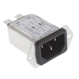 1 pcs : 5120.0304.0 - PWR ENT RCPT IEC320-C14 PANEL QC