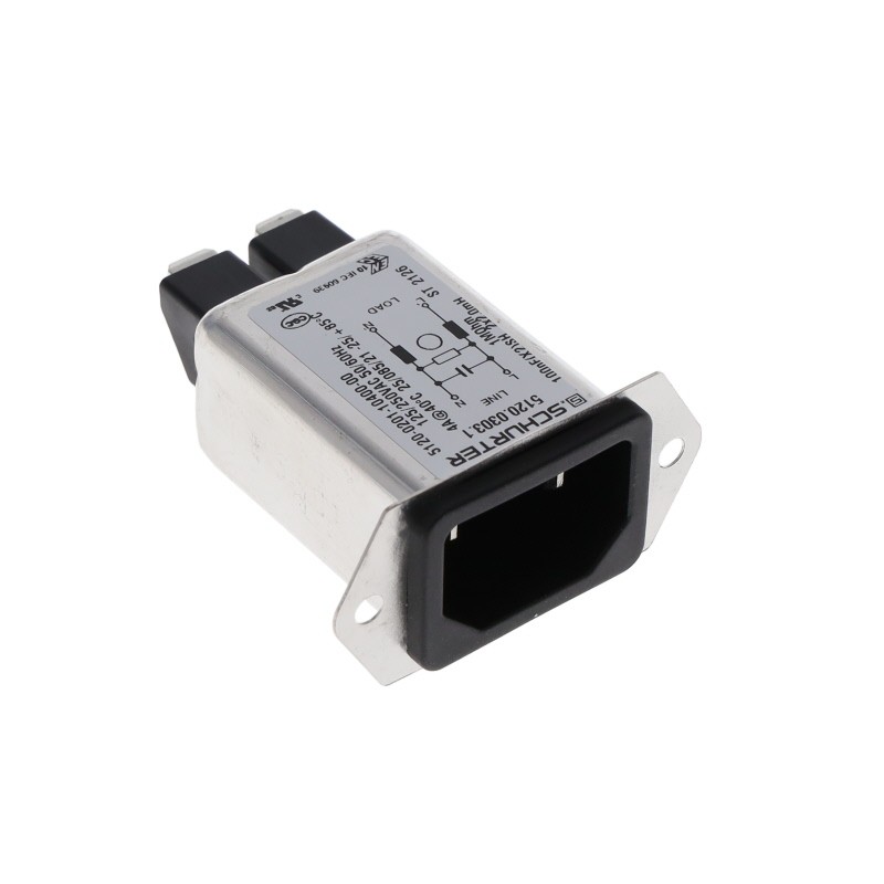 1 pcs : 5120.0303.1 - PWR ENT RCPT IEC320-C18 PANEL QC