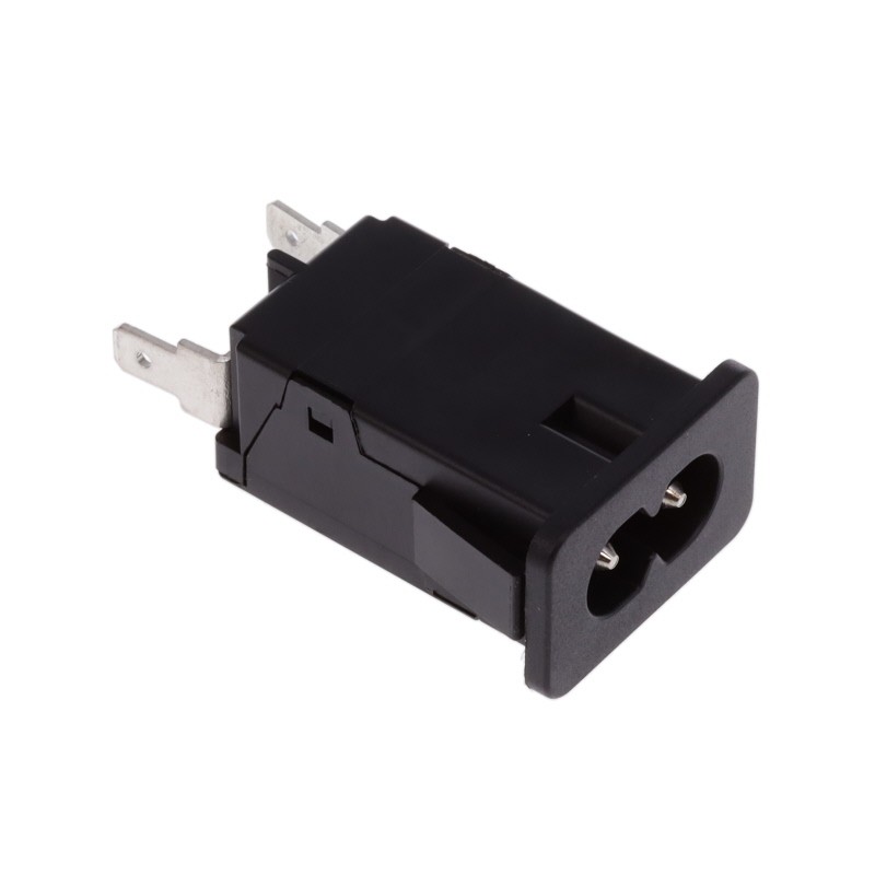 1 pcs : 5008.1114 - PWR ENT RCPT IEC320-C8 PANEL QC