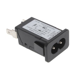 1 pcs : 5008.2116 - PWR ENT RCPT IEC320-C8 PANEL QC