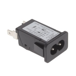 1 pcs : 5008.1116 - PWR ENT RCPT IEC320-C8 PANEL QC