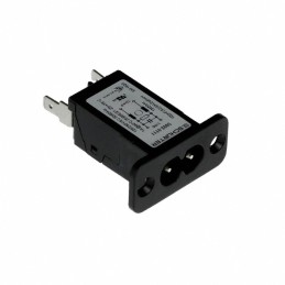 1 pcs : 5008.0111 - PWR ENT RCPT IEC320-C8 PANEL QC