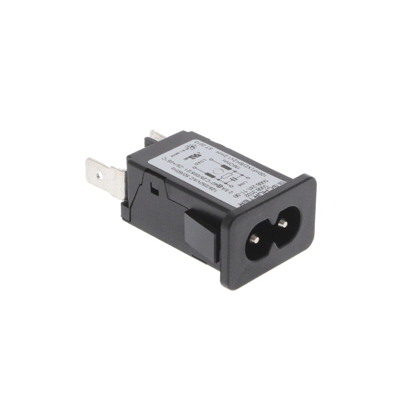 1 pcs : 5008.3102 - PWR ENT RCPT IEC320-C8 PANEL QC