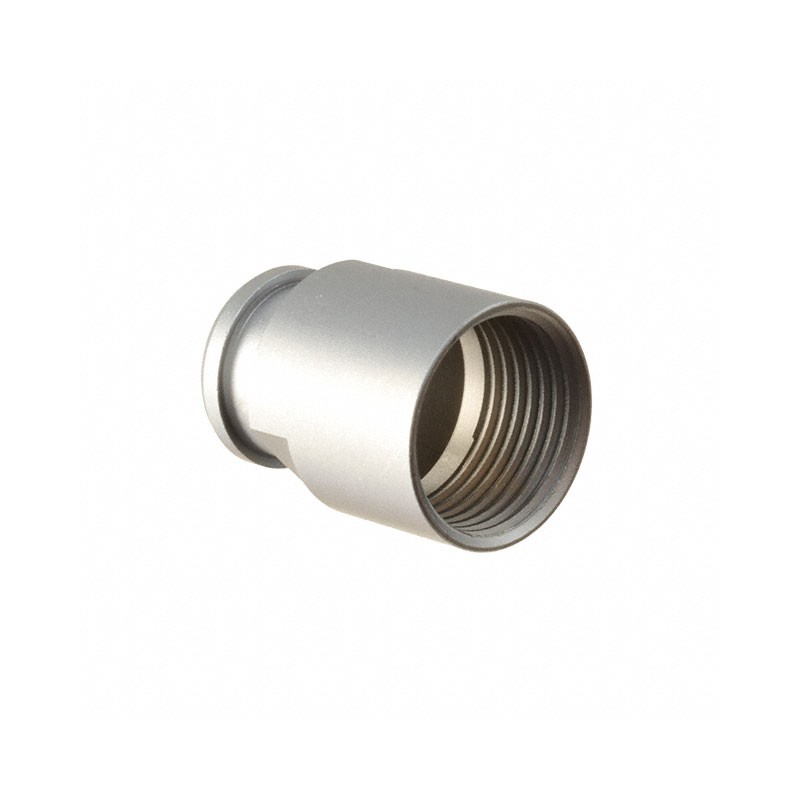 1 pcs : FFM.1B.130.LC - CONN BACK-NUT COLLET SILVER