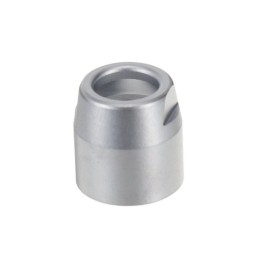 1 pcs : FGG.1B.130.LC - CONN BACK-NUT COLLET SILVER