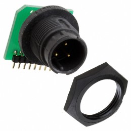 1 pcs : EN3P3MRAPCBN - CONN RCPT MALE 3POS GOLD SOLDER