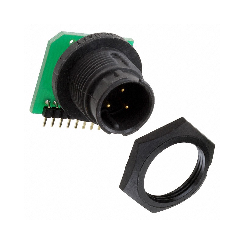 1 pcs : EN3P3MRAPCBN - CONN RCPT MALE 3POS GOLD SOLDER