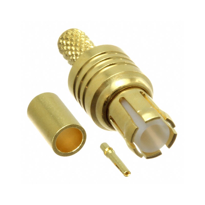 1 pcs : 29S111-102L5 - CONN MCX PLUG STR 50OHM CRIMP