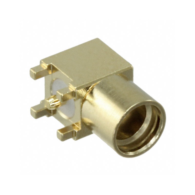 1 pcs : MMCX-J-P-H-RA-SM1 - CONN MMCX JACK R/A 50 OHM SMD