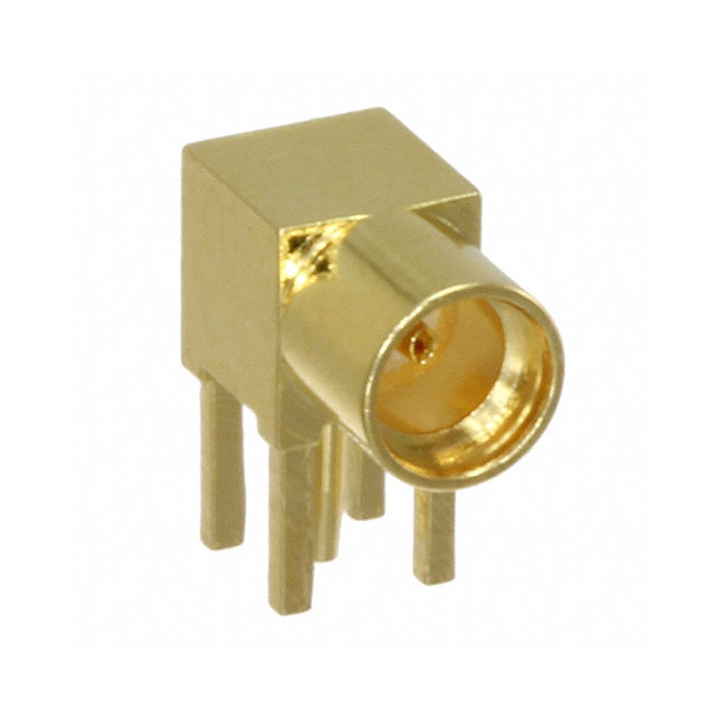 1 pcs : MMCX-J-P-H-RA-TH1 - CONN MMCX JACK R/A 50 OHM PCB