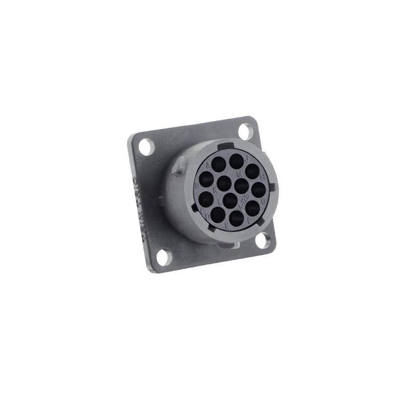 1 pcs : UTSX01412S - SQUARE FLANGE RECEPTACLE, WITHOU
