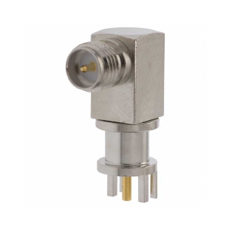 1 pcs : CONREVSMA009 - CONN RPSMA RCPT R/A 50OHM EDGEMT