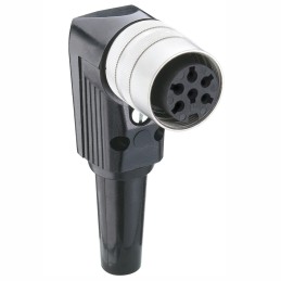 1 pcs : WKV 81 C - M16 IP 40 SOCKET ANGULAR CRIMP 8