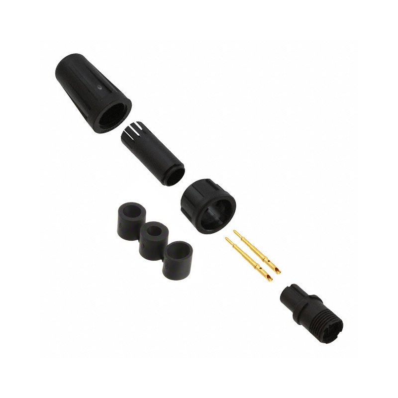 1 pcs : EN2C2M20DC - CONN PLUG MALE 2POS GOLD CRIMP