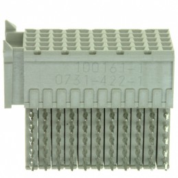 1 pcs : 100161-1 - CONN RECEPT 55POS 2MM PRESS-FIT