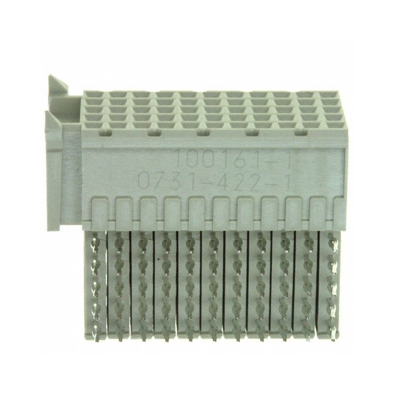 1 pcs : 100161-1 - CONN RECEPT 55POS 2MM PRESS-FIT
