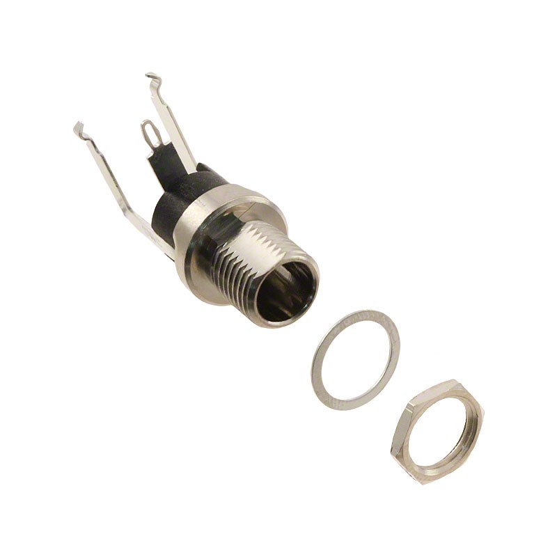 1 pcs : L722RA - CONN POWER JACK 2.1MM ID SOLDER