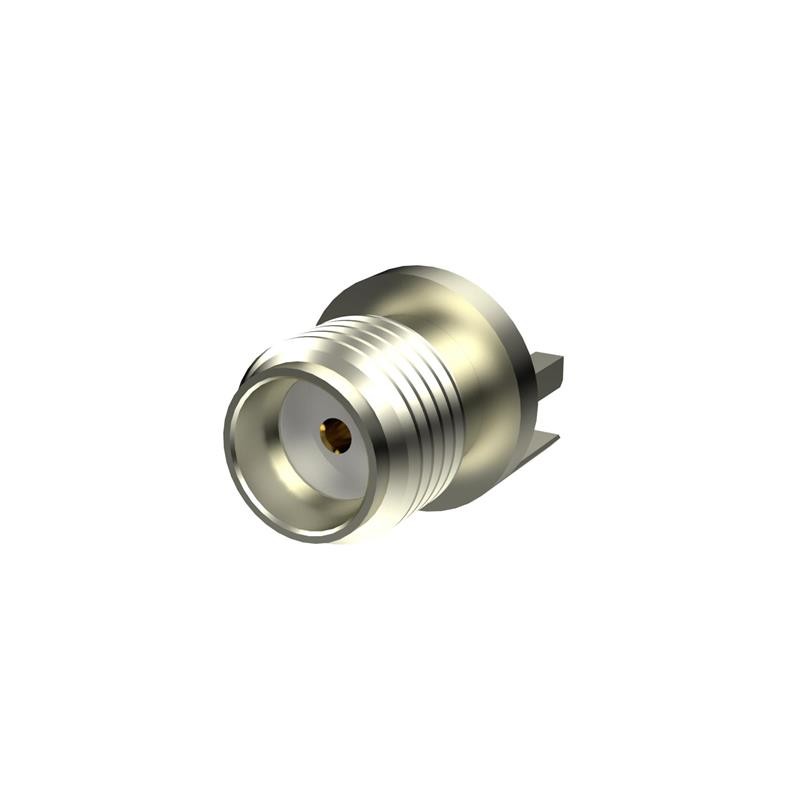 1 pcs : EMPCB.CSMAFSTJ.NI - SMA(F)ST FOR PCB EDGE MOUNT NI P