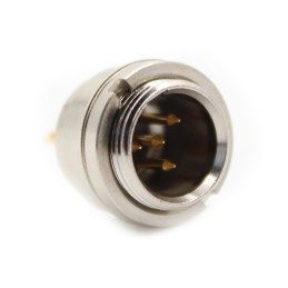 1 pcs : IO-TXLR4-M-PS - CONN RCPT MALE MINI XLR 4POS SLD