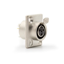 1 pcs : IO-TXLR4-F-JLX - CONN PLUG FMALE MINI XLR 4P SLDR