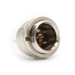 1 pcs : IO-TXLR4-M-PV - CONN RCPT MALE MINI XLR 4POS SLD