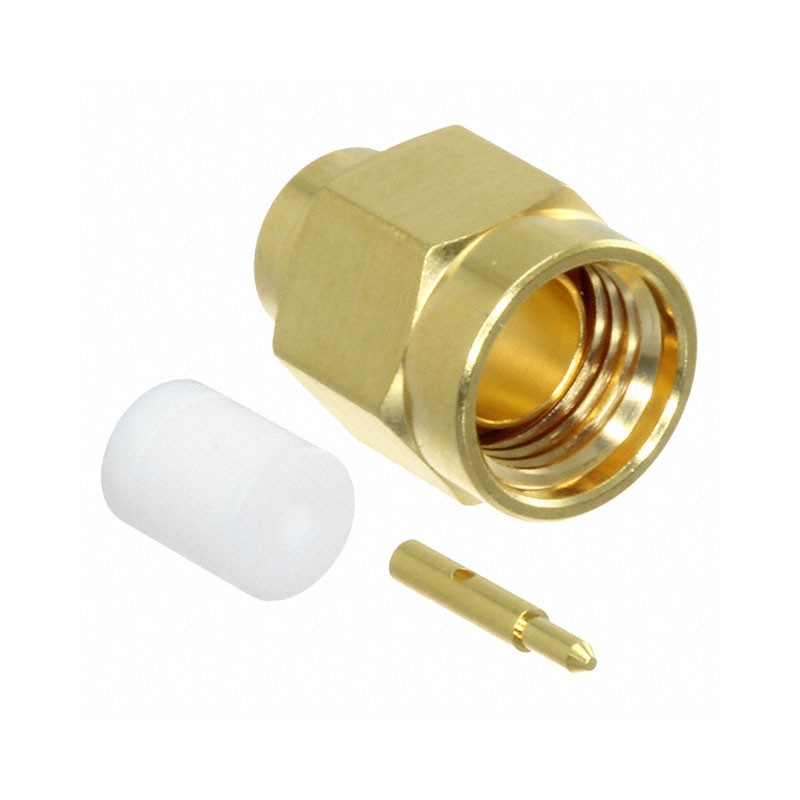 1 pcs : 32S102-272L5 - CONN SMA PLUG STR 50OHM SOLDER