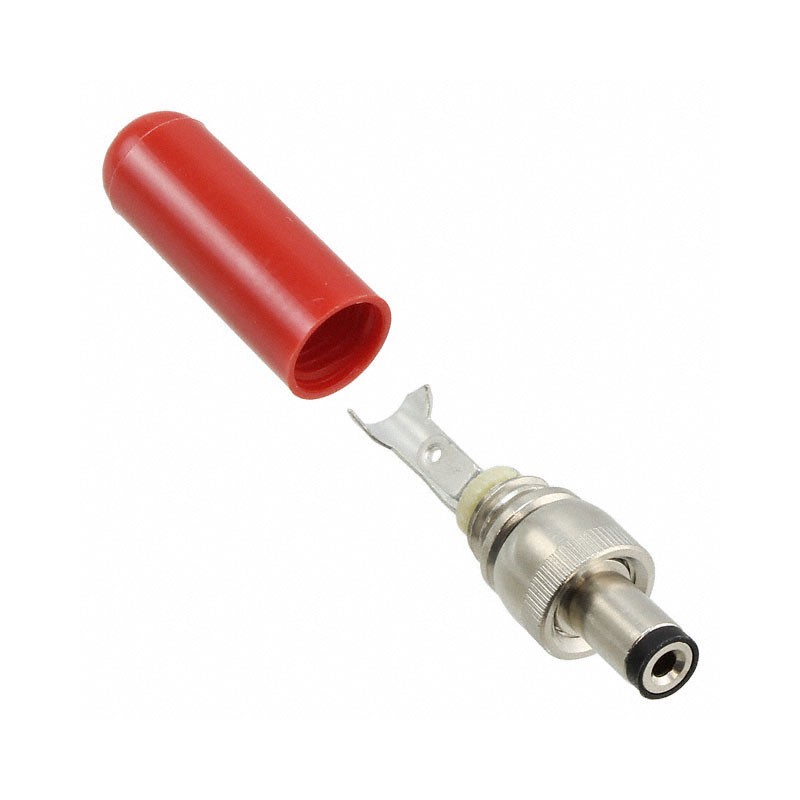 1 pcs : S765K - CONN PWR PLUG 2.1X5.5MM SOLDER