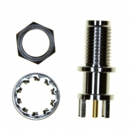 1 pcs : CONSMA006.062 - CONN SMA RCPT STR 50OHM EDGE MNT
