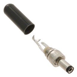 1 pcs : 761K - CONN PWR PLUG 2.5X5.5MM SOLDER