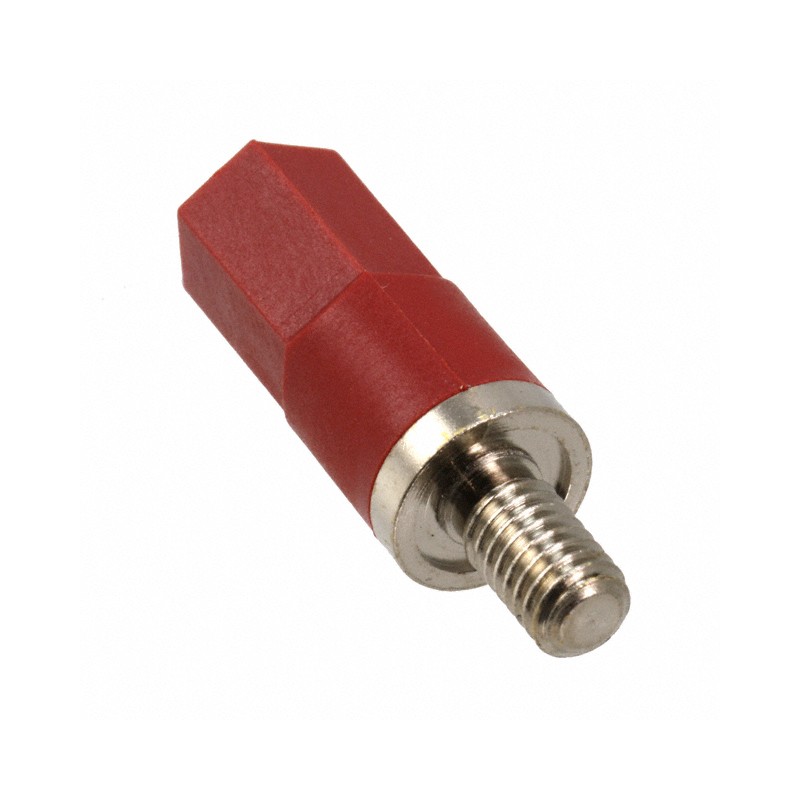 1 pcs : 5701-2 - ADAPT 10/32 SCRW TO BAN JACK RED