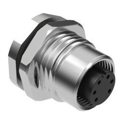 1 pcs : 54-00243 - CONN RCPT FMALE 6P GOLD SLDR CUP