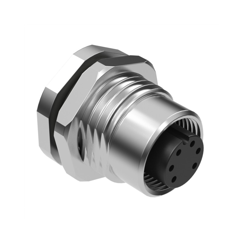 1 pcs : 54-00243 - CONN RCPT FMALE 6P GOLD SLDR CUP