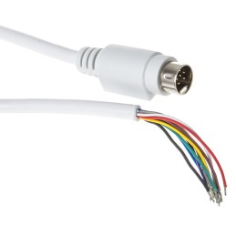 1 pcs - RS PRO Male 9 Pin mini-DIN to Unterminated White DIN Cable 2m