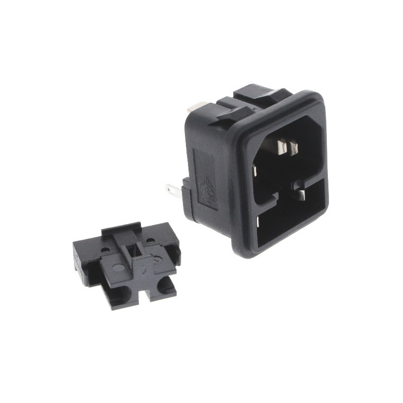 1 pcs : 4304.6032 - PWR ENT MOD RCPT IEC320-C14 PNL