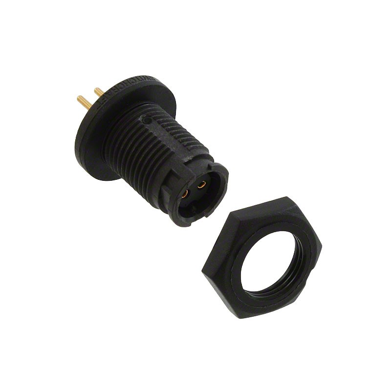 1 pcs : EN2P2F20P - CONN RCPT FMALE 2POS GOLD SOLDER