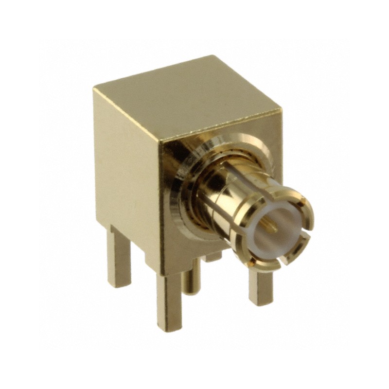 1 pcs : MCX-P-P-H-RA-TH1 - CONN MCX PLUG R/A 50 OHM PCB