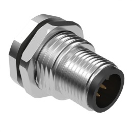 1 pcs : 54-00198 - CONN PLUG MALE 8P GOLD SLDR CUP