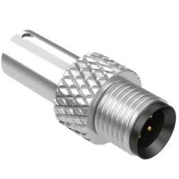 1 pcs : 50-00671 - CONN PLUG MALE 4P SLDR CUP SHLD