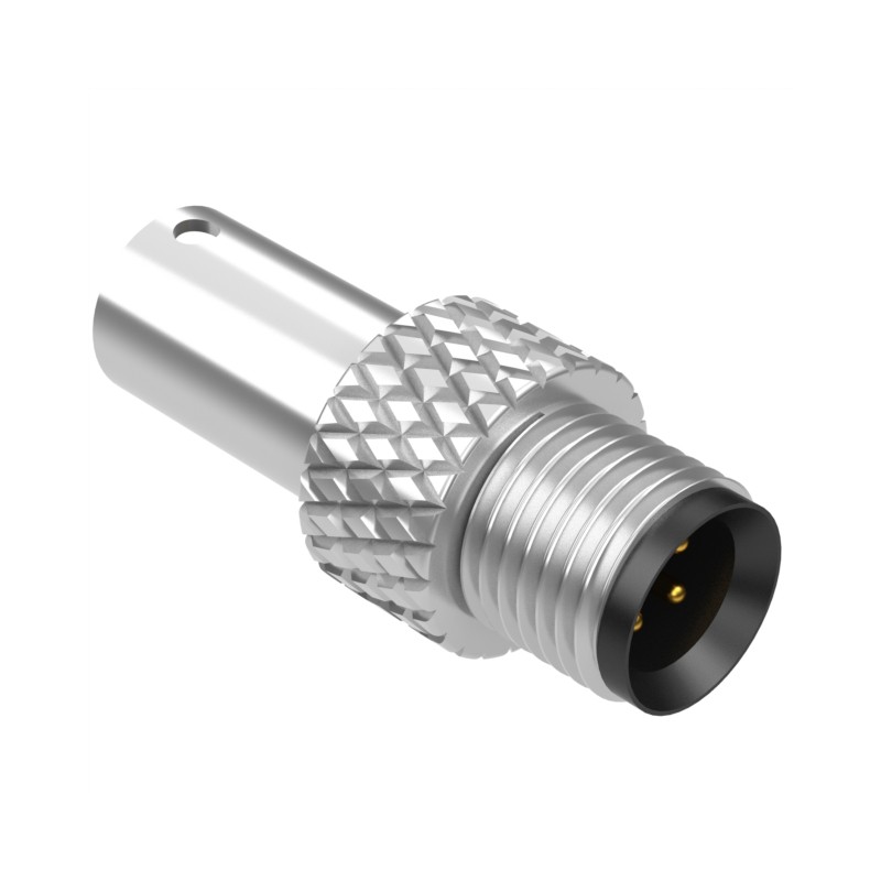 1 pcs : 50-00671 - CONN PLUG MALE 4P SLDR CUP SHLD