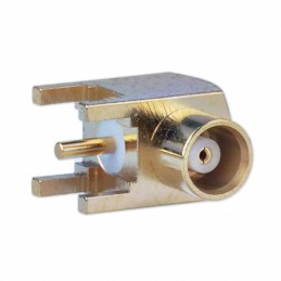 1 pcs : MCX-J-P-H-RA-TH1 - CONN MCX JACK R/A 50 OHM PCB
